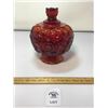 Image 1 : L E SMITH VINTAGE MOON & STARS AMBERINA FOOTED,