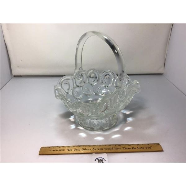 L E SMITH VINTAGE MOON & STARS CLEAR CARNIVAL