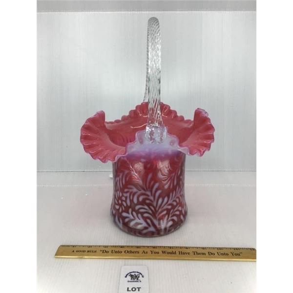 FENTON FERN BASKET 14 INCHES TALL