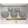 Image 1 : SET OF 5 L E SMITH VINTAGE MOON & STARS CLEAR