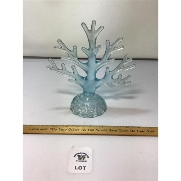 L E SMITH VINTAGE MOON AND STARS LIGHT BLUE