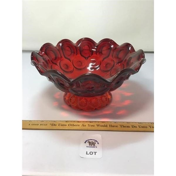 L E SMITH VINTAGE MOON & STARS MBERINA GLASS