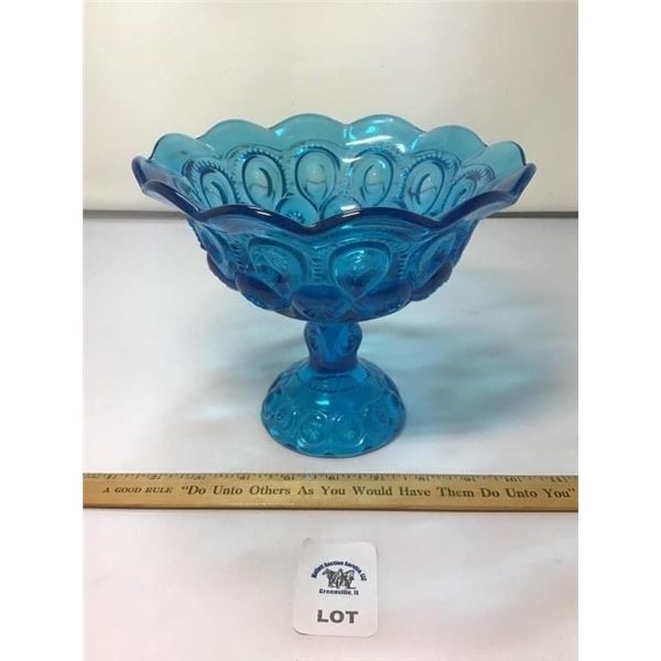 L E SMITH VINTAGE MOON & STARS DEEP BLUE DESSERT