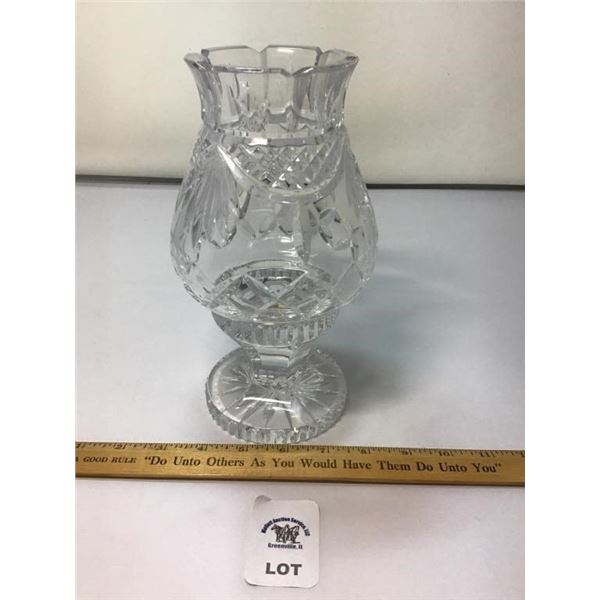 WATERFORD CRYSTAL CANDLE LAMP 9 inches tall