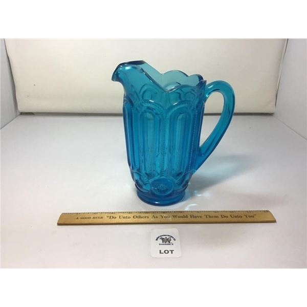 L E SMITH VINTAGE MOON & STARS DEEP BLUE 40 Oz