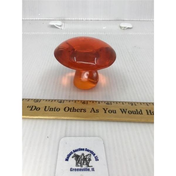 VINTAGE VIKING GLASS PERSIMMON ORANGE GLASS