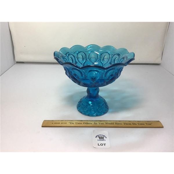 L E SMITH VINTAGE MOON & STARS DEEP BLUE DESSERT