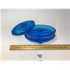 Image 2 : FENTON CABBAGE ROSE TRINKET BOX ART GLASS