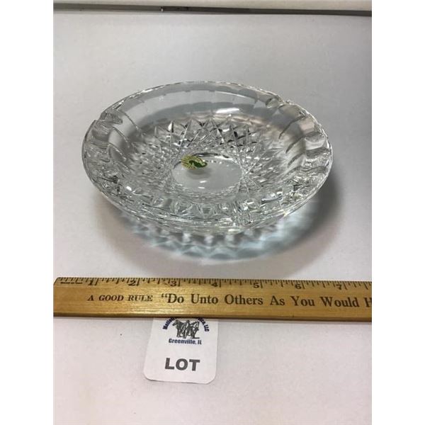 LARGE 7 INCH WATERFORD CRYSTAL ASHTRAY