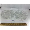 Image 1 : VINTAGE FEDERAL GLASS FLUTED BOWL AND PLATE 8