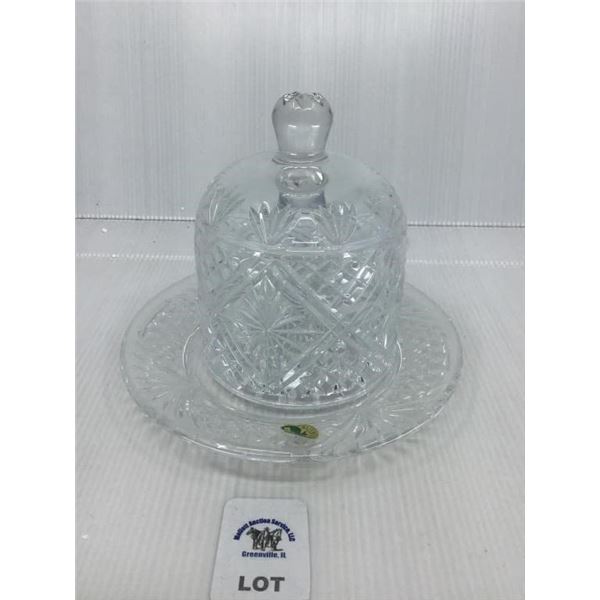 WATERFORD CRYSTAL DESSERT DOME SAMUEL MILLER