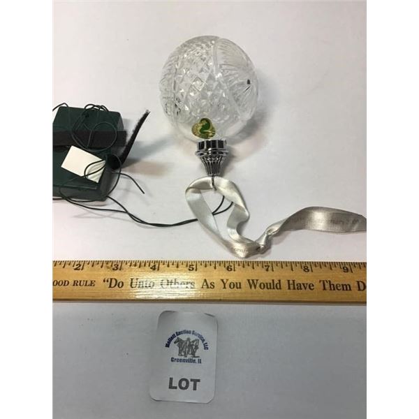 WATERFORD TS2008 ORNAMENT WITH LED LIGHT