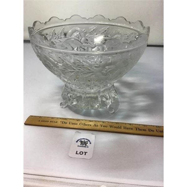 CRYSTAL FOOTED COMPOTE