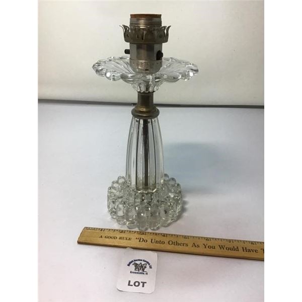 GLASS LAMP BASE MISSING PIECES