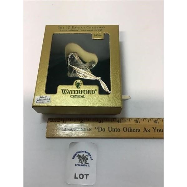 WATERFORD CRYSTAL 12 DAYS OF CHRISTMAS FRENCH HEN