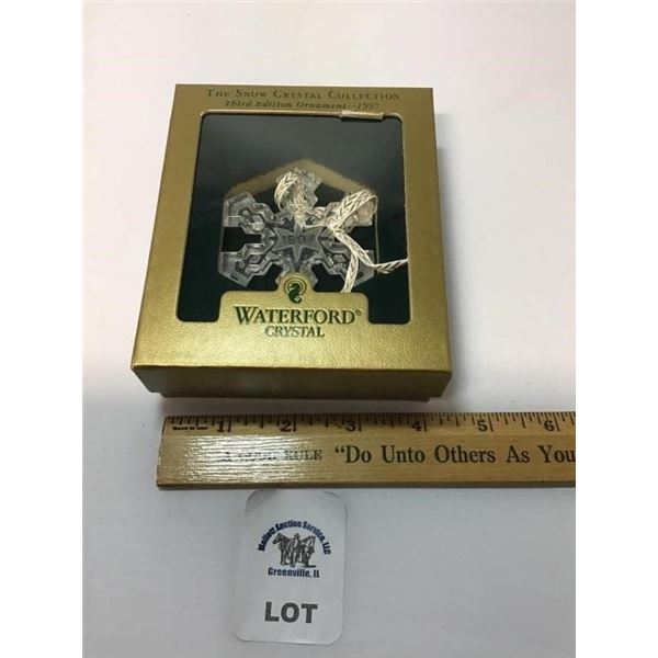 1997 WATERFORD CHRISTMAS ORNAMENT SNOWFLAKE ??