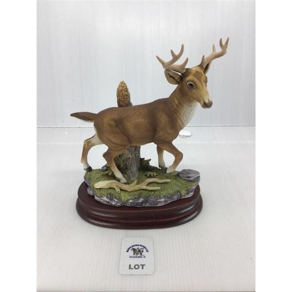 ANDREA BY SADEK PORCELAIN HAND PAINTED BUCK DEER