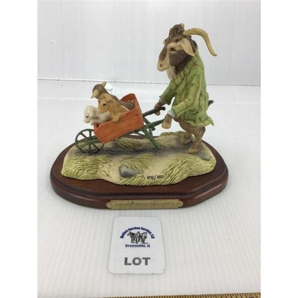 LOWELL DAVIS OUTING WITH GRANDPA FIGURINE 1989