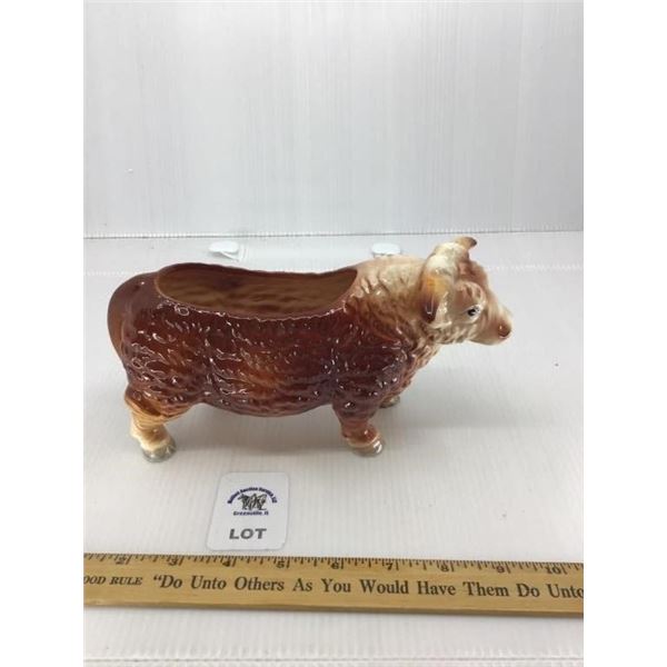 VINTAGE RELPO JAPAN RED BULL PLANTER