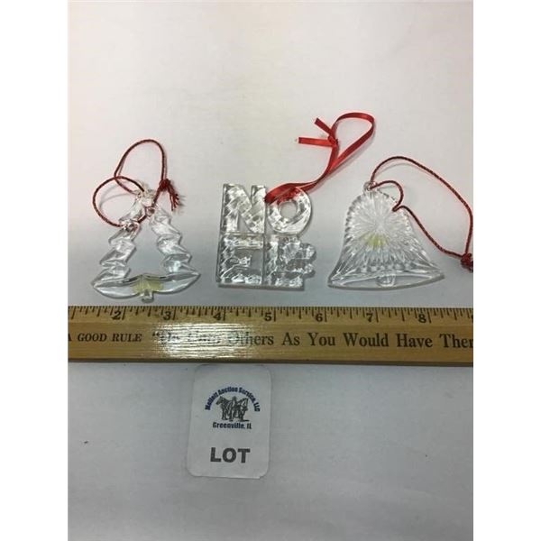 3 GORHAM ORNAMENTS
