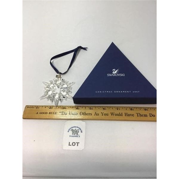 SWAROVSKI 2007 CHRISTMAS ORNAMENT