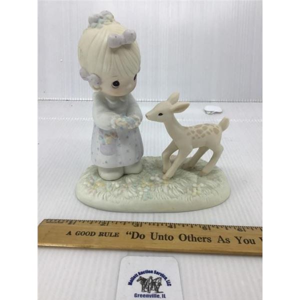 1986 PRECIOUS MOMENTS TO MY DEER FRIEND FIGURINE