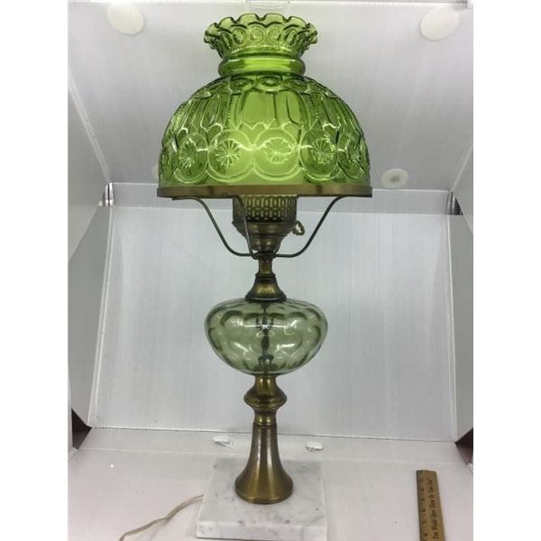 L E SMITH MOON & STARS VINTAGE ELECTRIC LAMP 24