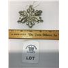 Image 1 : 1974 GORHAM STERLING SNOWFLAKE ORNAMENT