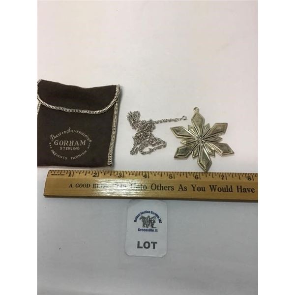 GORHAM STERLING PENDENT/ ORNAMENT