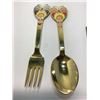 Image 1 : 1972 MICHELSEN STERLING CHRISTMAS SPOON AND FORK