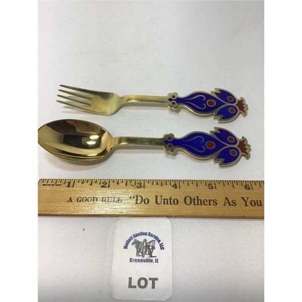 JUL 1974 MICHELSEN STERLING CHRISTMAS SPOON AND