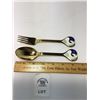 Image 1 : JUL 1978 MICHELSEN STERLING CHRISTMAS FORK AND