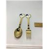 Image 2 : JUL 1978 MICHELSEN STERLING CHRISTMAS FORK AND