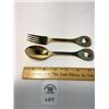 Image 1 : JUL 1981 MICHELSEN STERLING CHRISTMAS FORK AND