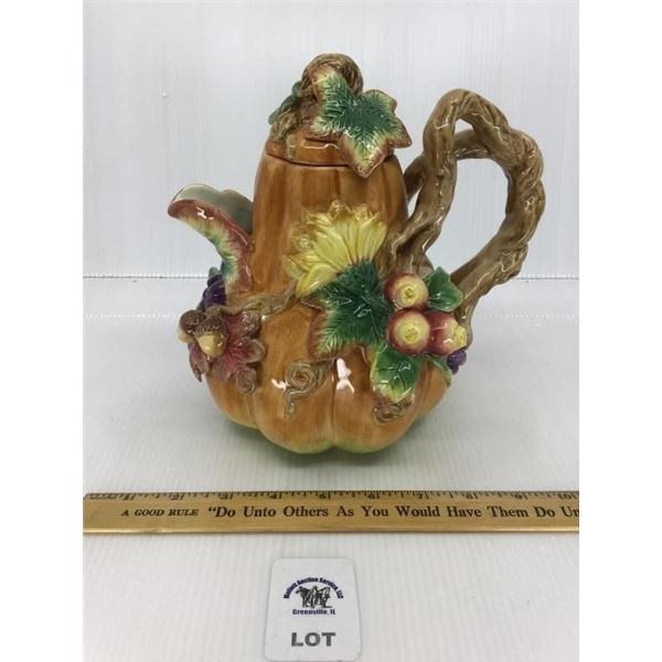 FITZ and FLOYD AUTUMN N SPLENDOR TEAPOT