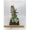 Image 1 : ANDREA SCULPTURE WOOD THRUSH W PLATFORM
