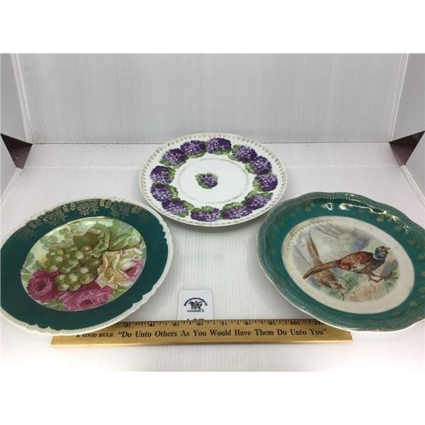 BAVARIA GLASS PLATES