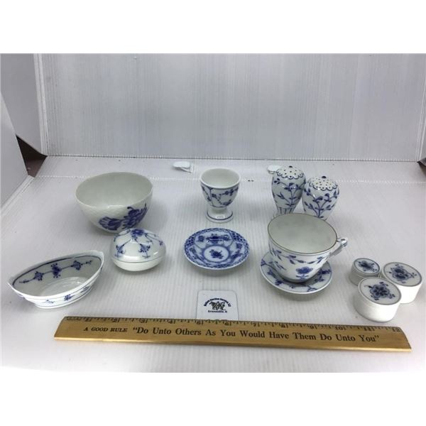 ROYAL COPENHAGEN BLUE PORCELAIN DISHES