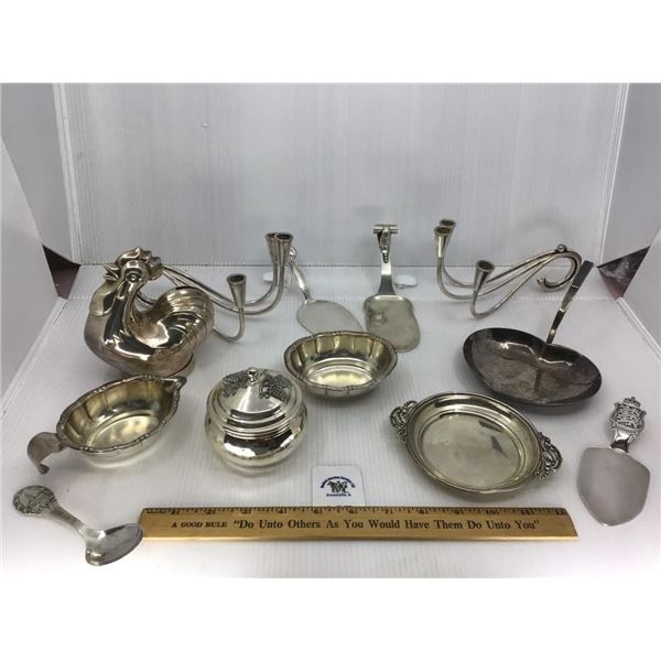 VINTAGE SILVERPLATED ITEMS