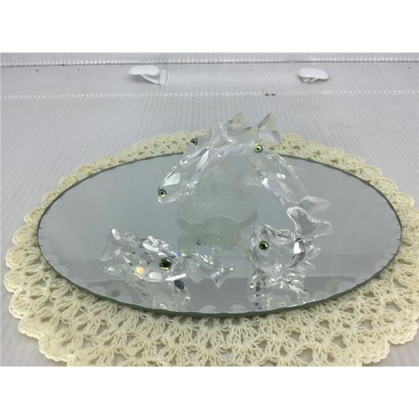 SWAROVSKI CRYSTAL FISH- mirror not included