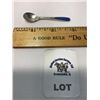 Image 1 : ELA STERLING DENMARK ENAMEL SALT SPOON