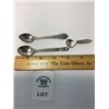 Image 1 : JENSEN STERLING PRESERVE AND SALT SPOONS