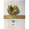 Image 1 : HARMONY KINGDOM WALRUS TEA FOR TWO FIGURINE