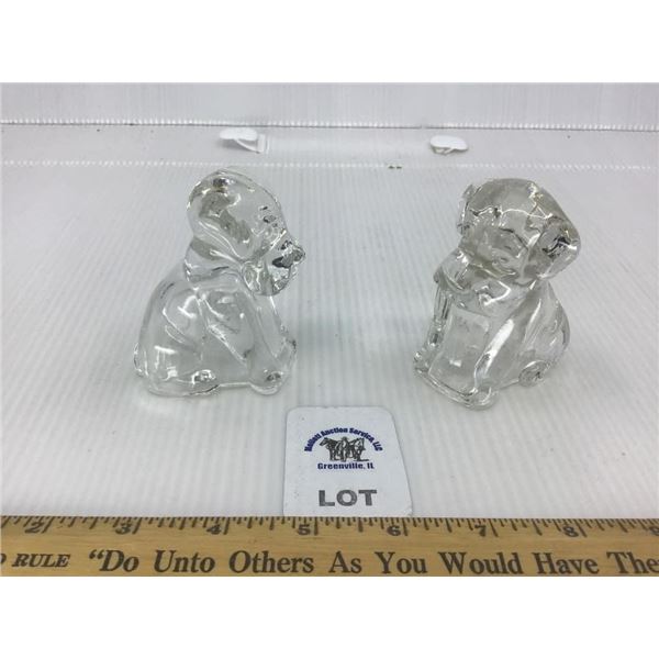 FEDERAL GLASS MOPEY DOG POOCH CANDY CONTAINER 2