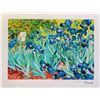 Image 1 : Irises by Vincent Van Gogh Estate Signed Giclee