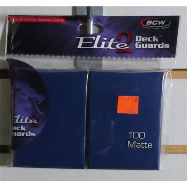 Deck Guard - Elite2 - Anti-Glare - Blue Pack Of 100