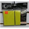 Image 1 : Ultra Pro - Eclipse Matte Deck Protectors - Standard Size - 100 Count Yellow