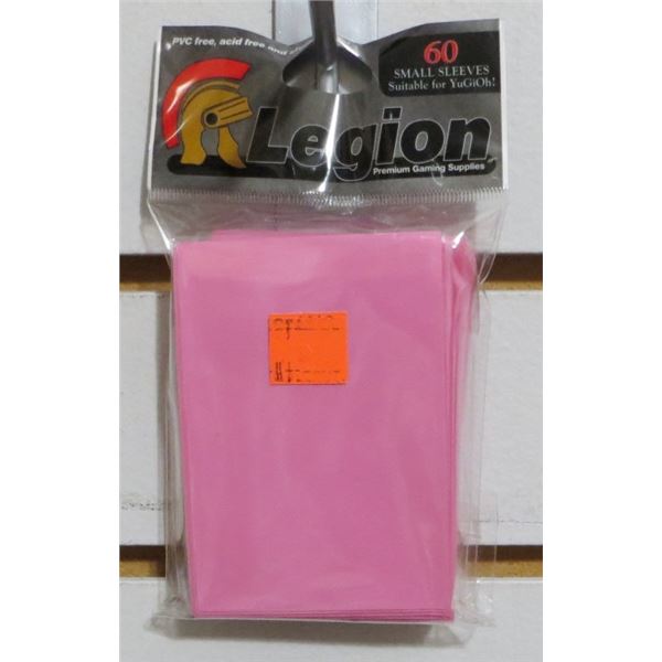 Pink Small Sleeves (60) by Legion Suitable For Yu-Gi-Oh Sixty (60) Pink Small Sleeves