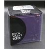Image 1 : BCW Purple Deck Vault LX Leatherette Collectible Gaming Card Storage Box