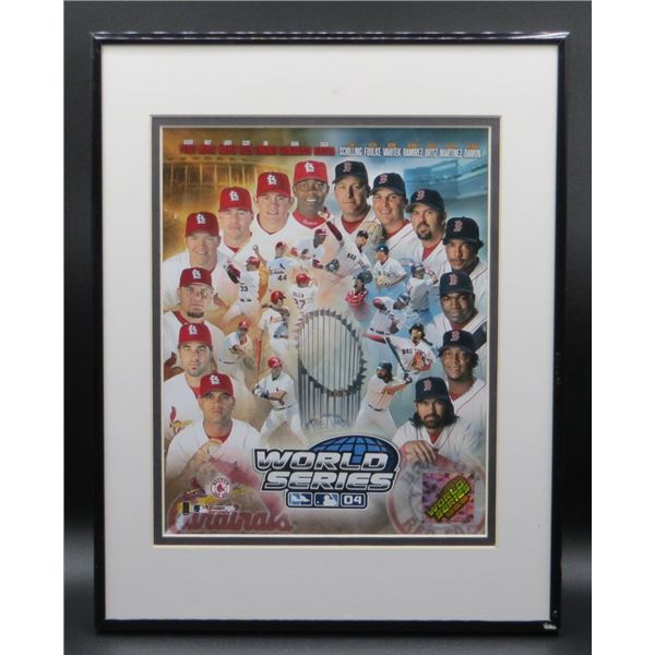 Boston Red Sox Baseball World Series 04 Framed 8x10 Print